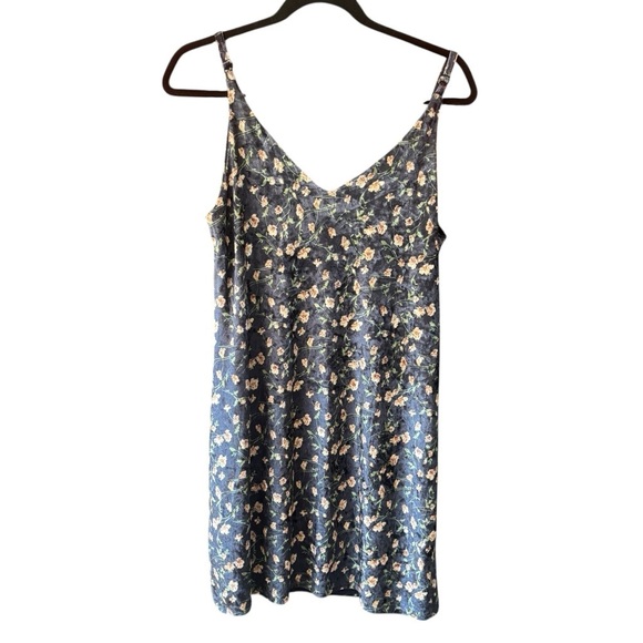 Pink Martini Velvety Floral Sleeveless Dress Adjustable spaghetti Straps NWT - Picture 3 of 6